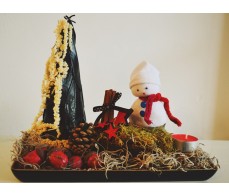 Christmas arrangement 'Snowman'